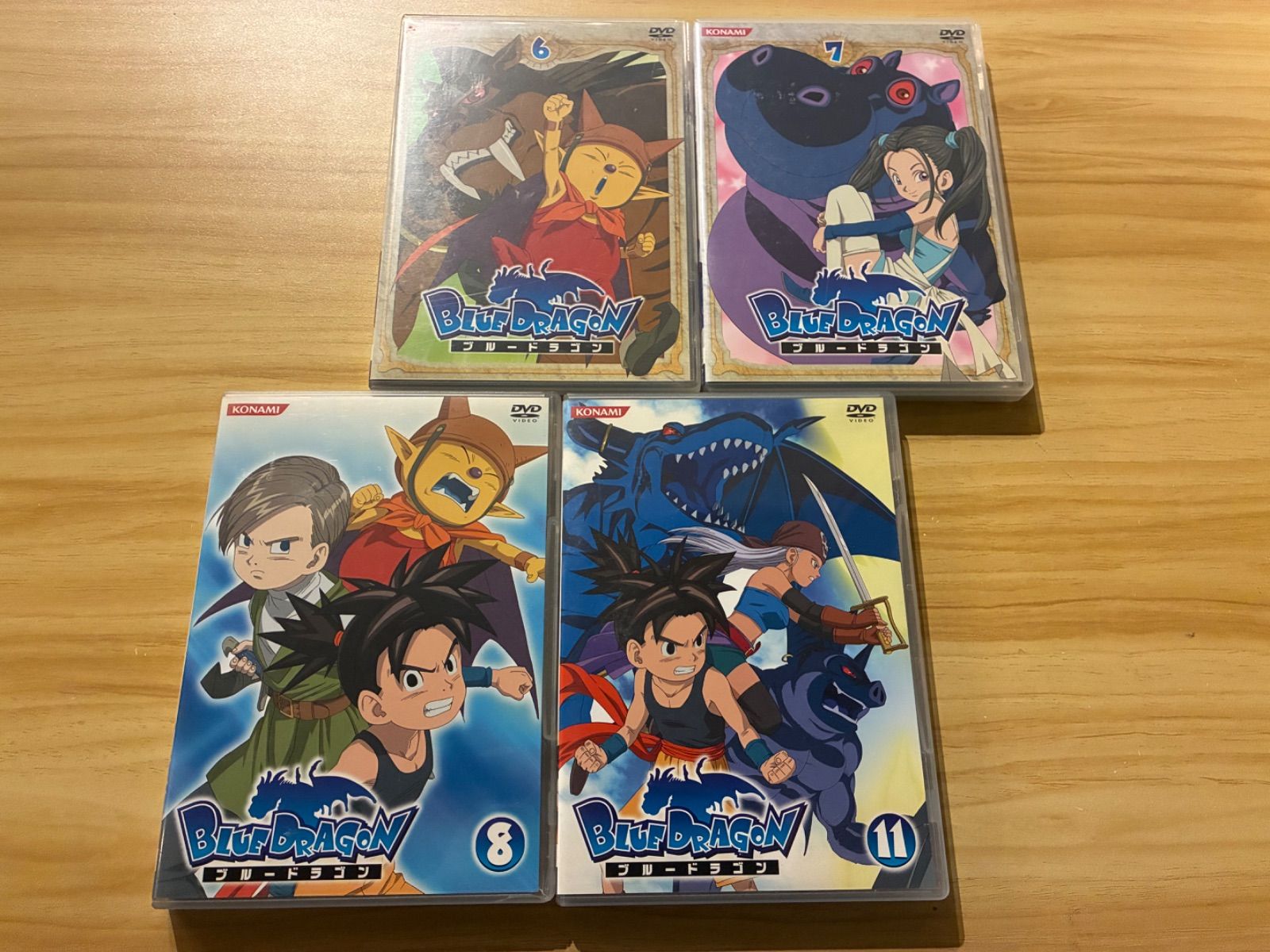 中古][ DVD] BLUE DRAGON ブルードラゴン 6-8,11 (4点セット) / M09576
