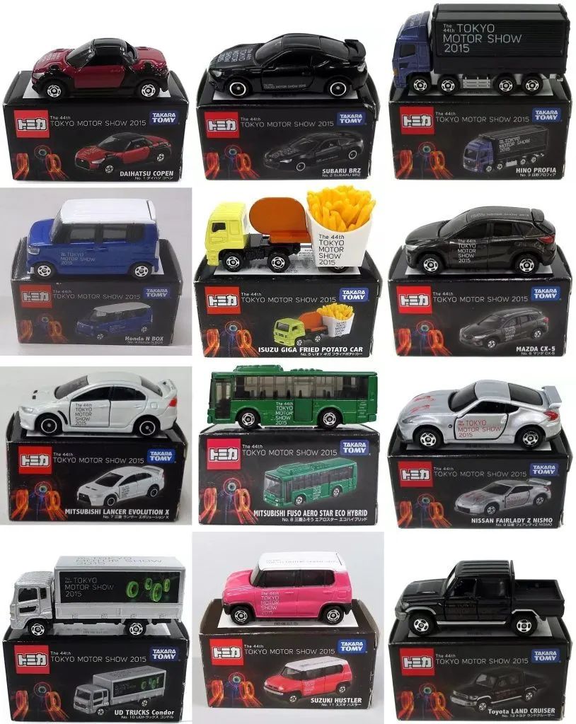 中古】ミニカー 第44回東京モーターショー2015 開催記念トミカ(12台