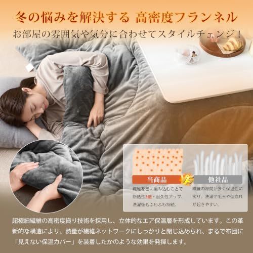 こたつ布団 正方形 190×190cm こたつ掛布団 厚手 冬用 あったか リバーシブル 単品売り 無地(ダークグレー)ym c6ef2a82 こたつ布団 正方形 190×190cm こたつ掛布団 厚手 冬用 あったか リバーシブル 単品売り 無地(ダークグレー)ym c6ef2a82
