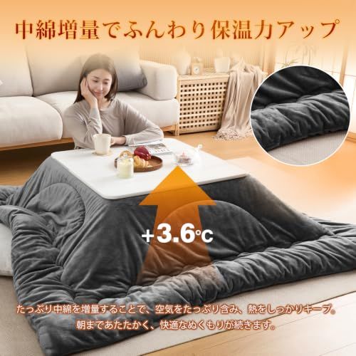こたつ布団 正方形 190×190cm こたつ掛布団 厚手 冬用 あったか リバーシブル 単品売り 無地(ダークグレー)ym c6ef2a82 こたつ布団 正方形 190×190cm こたつ掛布団 厚手 冬用 あったか リバーシブル 単品売り 無地(ダークグレー)ym c6ef2a82