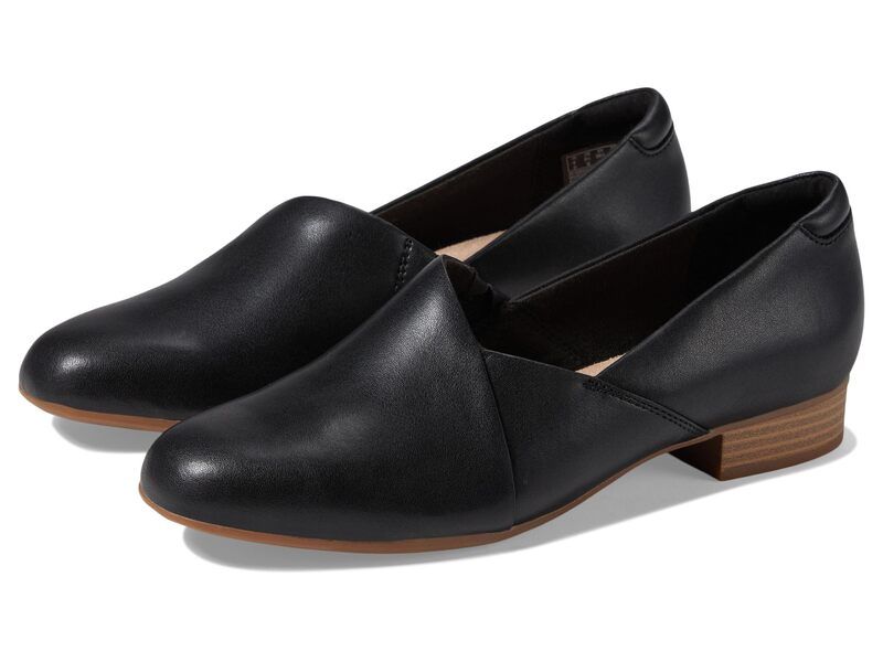 クラークス レディース シューズ スリッポン・ローファー Clarks Juliet Palm Black Leather ブラック