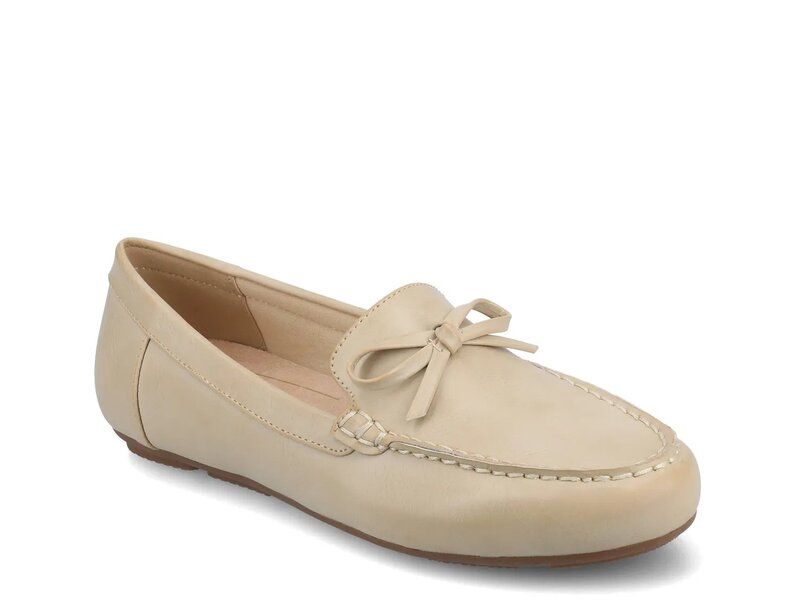 ジャーニー レディース シューズ スリッポン・ローファー Journee Novella Loafer Beige ベージュ