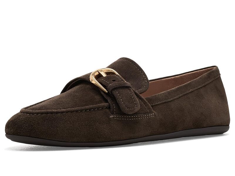 コールハーン レディース シューズ スリッポン・ローファー Cole Haan Grand Ambition Alette Buckle Loafers Deep Olive Sued オリーブ