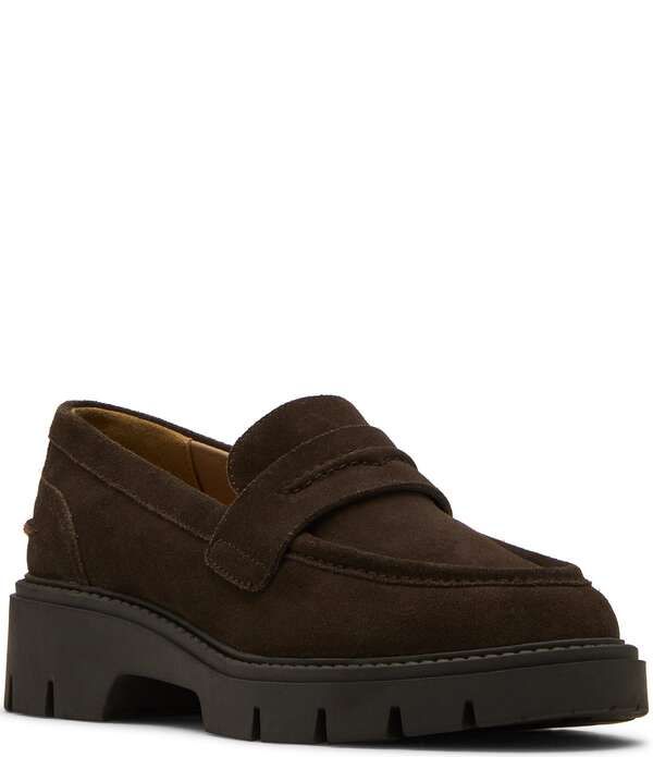 ブロンド レディース シューズ スリッポン・ローファー スエード Blondo Kisha Waterproof Suede Loafers Java