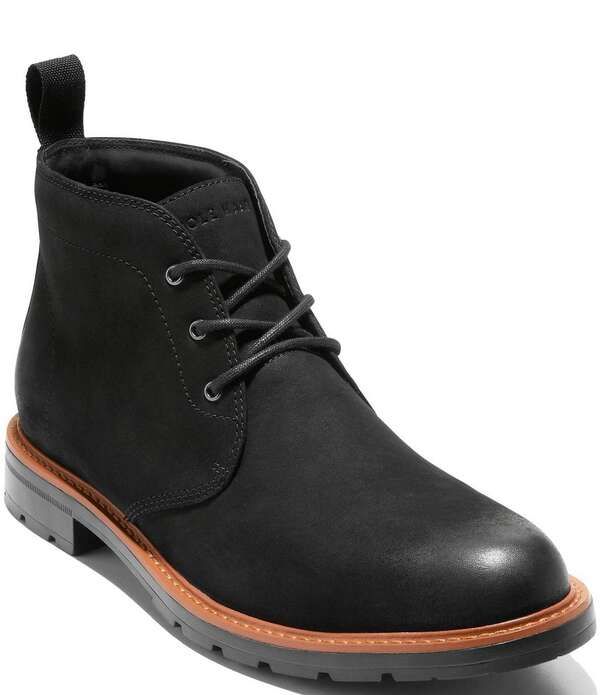コールハーン メンズ シューズ ブーツ・レインブーツ Cole Haan Mens Chamberlin Chukka Boots BlackBlack ブラック 34,320円