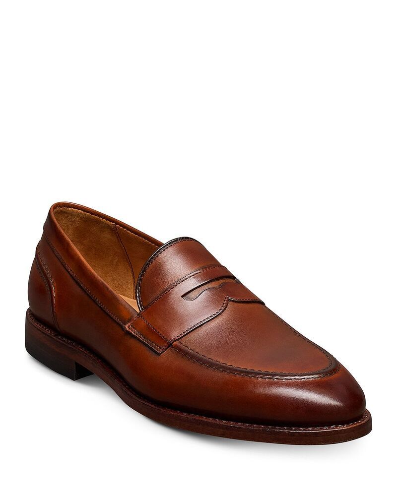 アレン エドモンズ メンズ シューズ スリッポン・ローファー レザー Allen Edmonds Mens Randolph 20 Leather Penny Loafers Chili