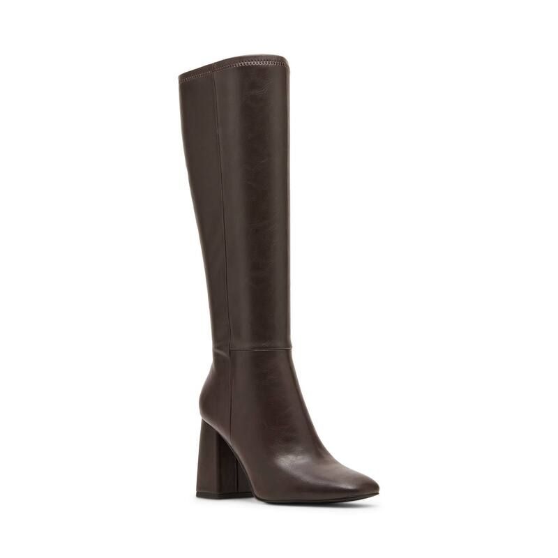 マッデンガール レディース シューズ ブーツ・レインブーツ madden girl Whitney Womens KneeHigh Boots Dk Brown ブラウン