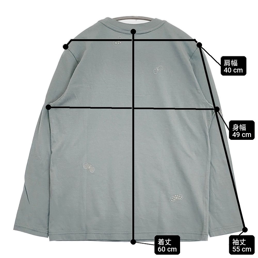 mina perhonen 90サイズ mina perhonen xs8390 choucho 定価9500円 コットン 日本製 サイズS