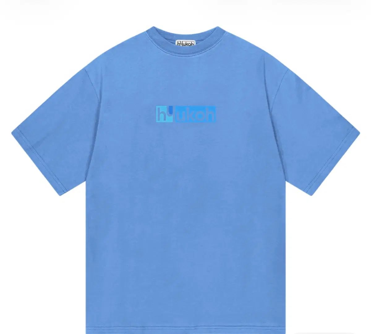 혁오 ロゴTシャツ ブルー 3サイズ