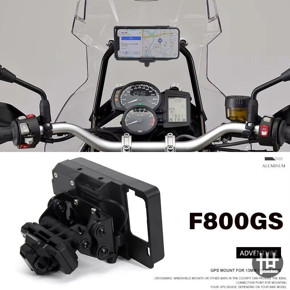 バイクアクセサリー GPSマウントクロスバー Ø 13/16 mm BMW F800GS f800gs ABS ADV Adventure 2014 - 2018 2019