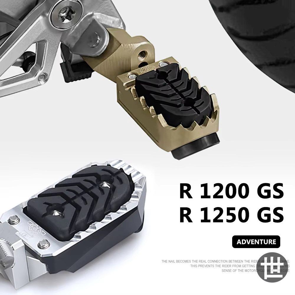 オートバイフットレストフットペグフットレストフットペグ BMW R1250GS R1250GS ADV 2020-2023 R1200GS R1200GS Adventure