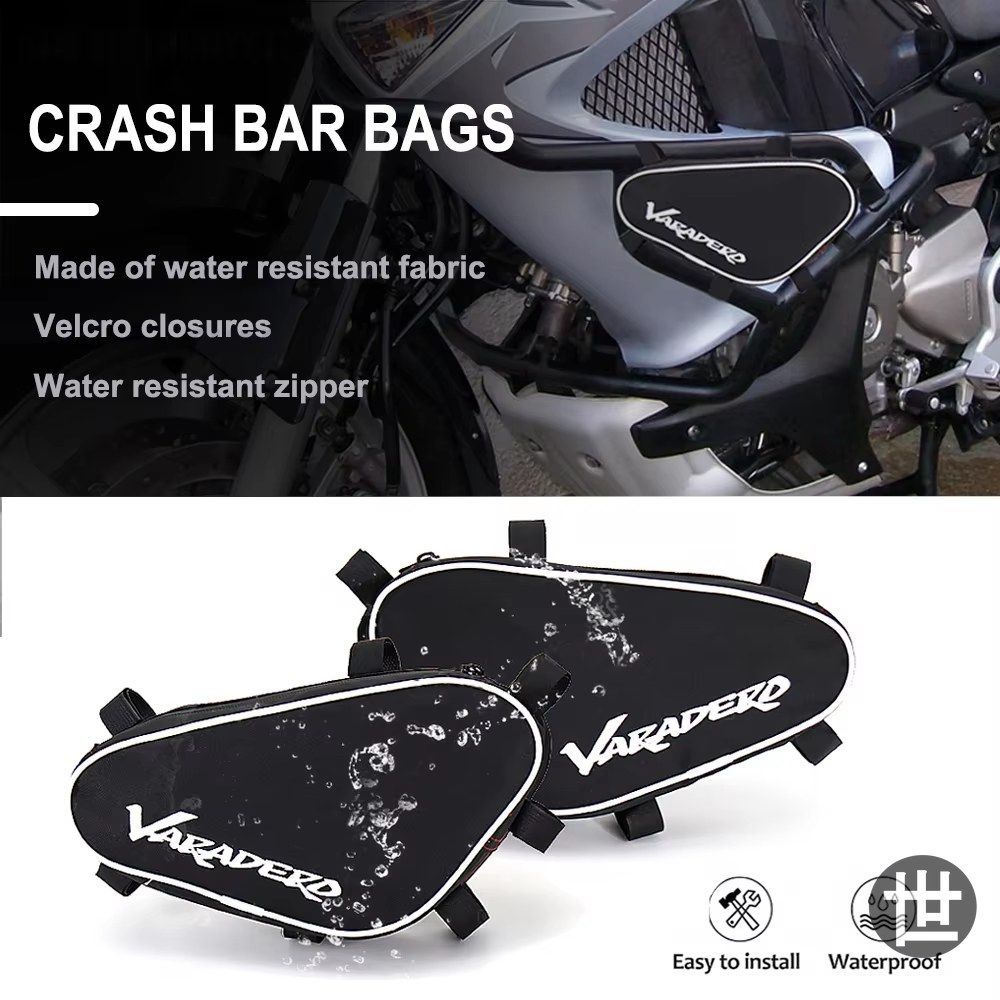 Givi Kappa フレームクラッシュバー防水バッグリペアツール収納バッグ ホンダ バラデロ XL1000 2007-2013 オートバイ