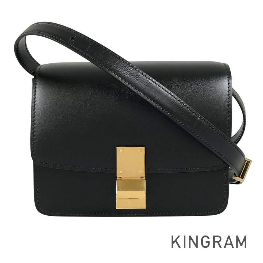 セリーヌ CELINE クラシックボックス スモール レザー ショルダーバッグ ftj【中古】 147,290円