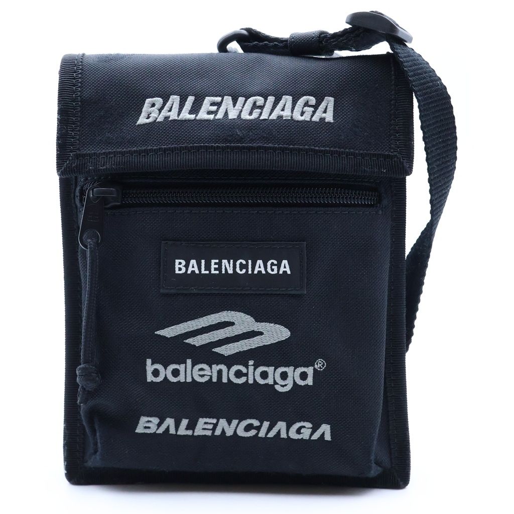 BALENCIAGA (バレンシアガ) EXPLORER CROSSBODY POUCH エクスプローラー クロスボディポーチ ショルダーバッグ ブラック 655982 58,790円