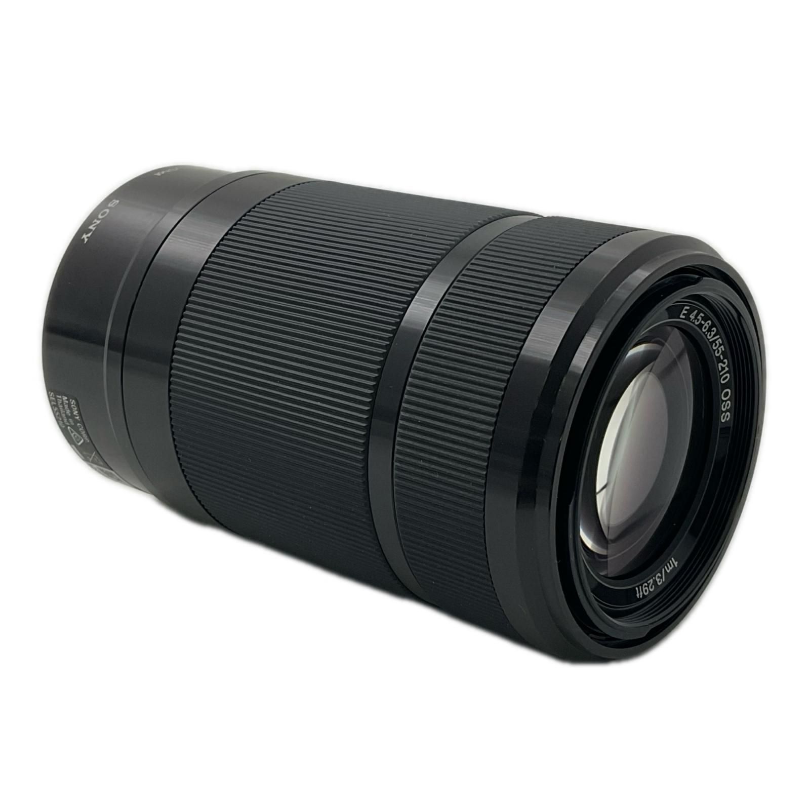 【全額返金保証】【最速発送】Sony E 55-210mm F4.5-6.3 OSS SEL55210 ブラック 美品 動作確認済 15,109円