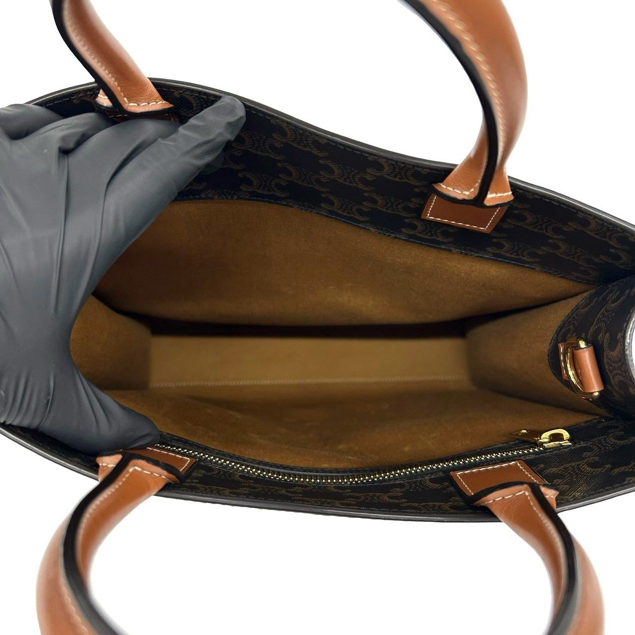 極 美品 CELINE セリーヌ バーティカルカバ スモール レザー 2way