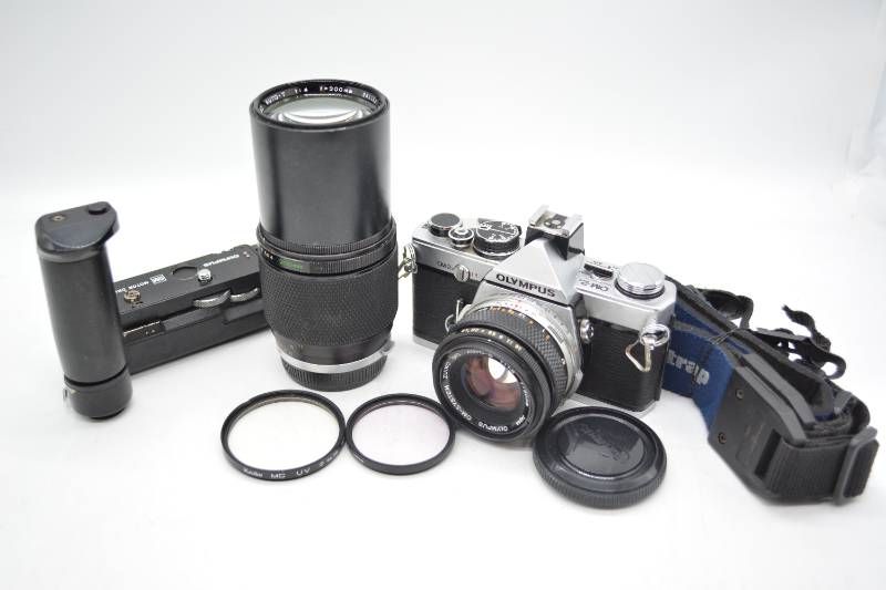 動作品】OLYMPUS オリンパス OM-2N フィルム一眼レフ 50mm F1.8 200mm