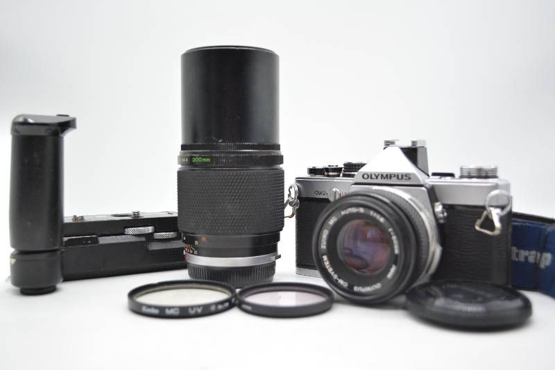 動作品】OLYMPUS オリンパス OM-2N フィルム一眼レフ 50mm F1.8 200mm