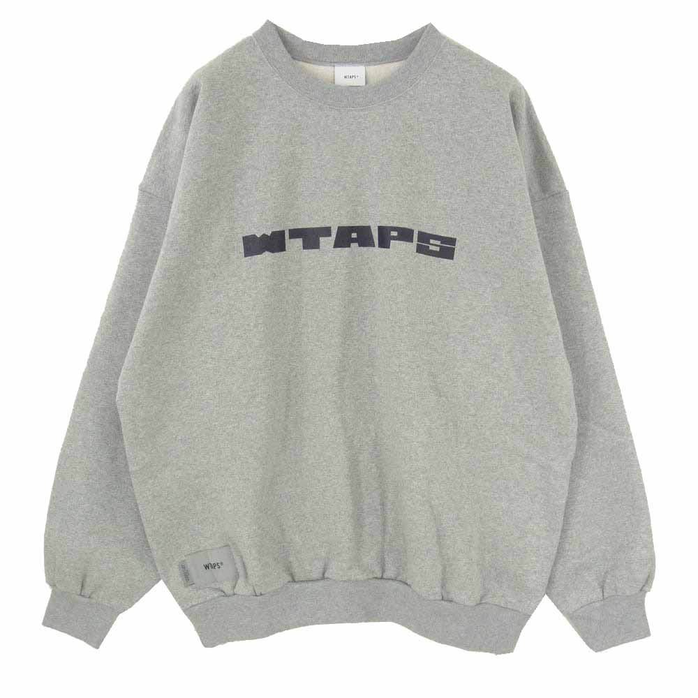WTAPS ダブルタップス 252ATDT-CPM01S BRICK SWEATER COTTON GREY