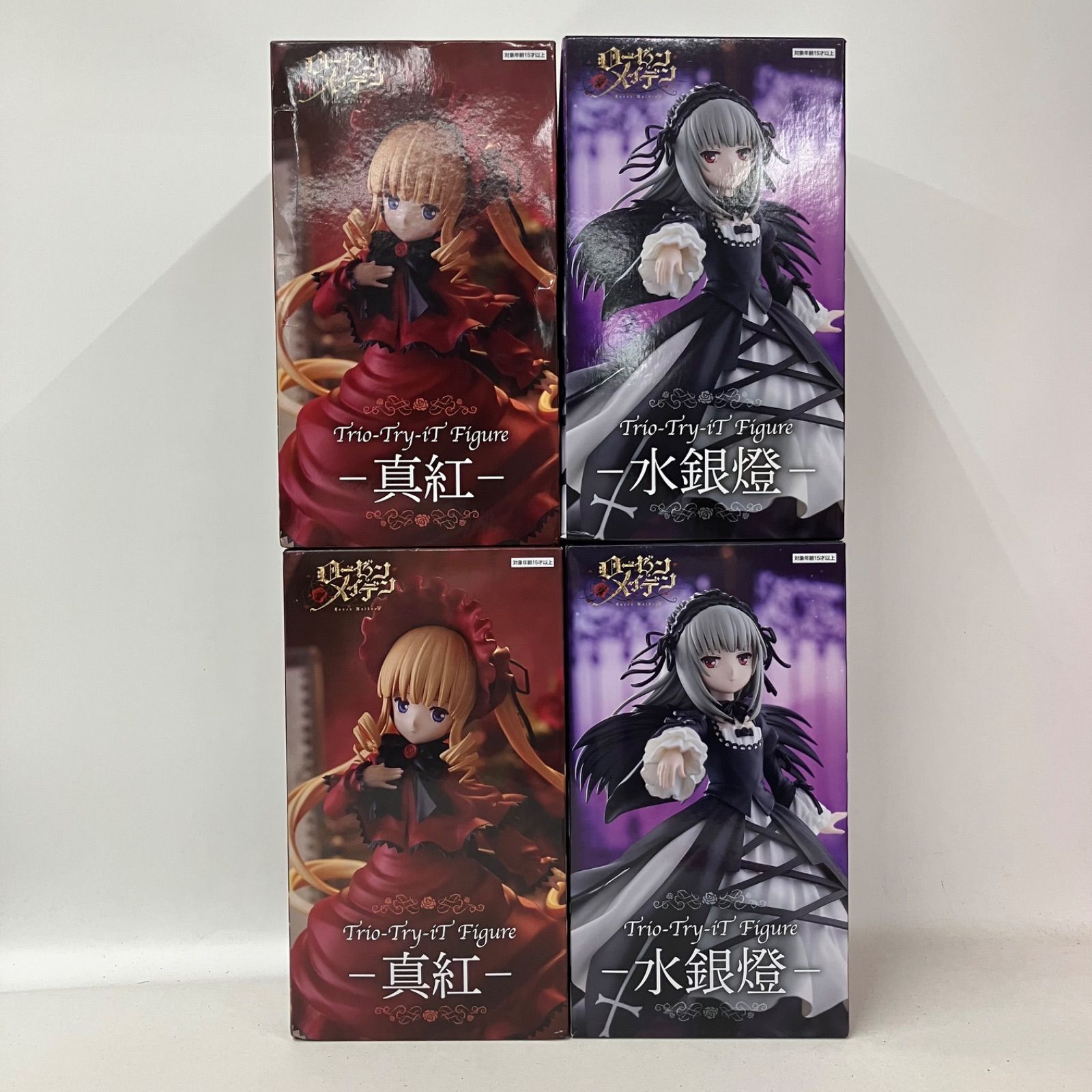 ローゼンメイデン Trio-Try-iT Figure 真紅 12点セット 未開封 ローゼンメイデン Trio-Try-iT フィギュア 真紅 水銀燈 2種 4個