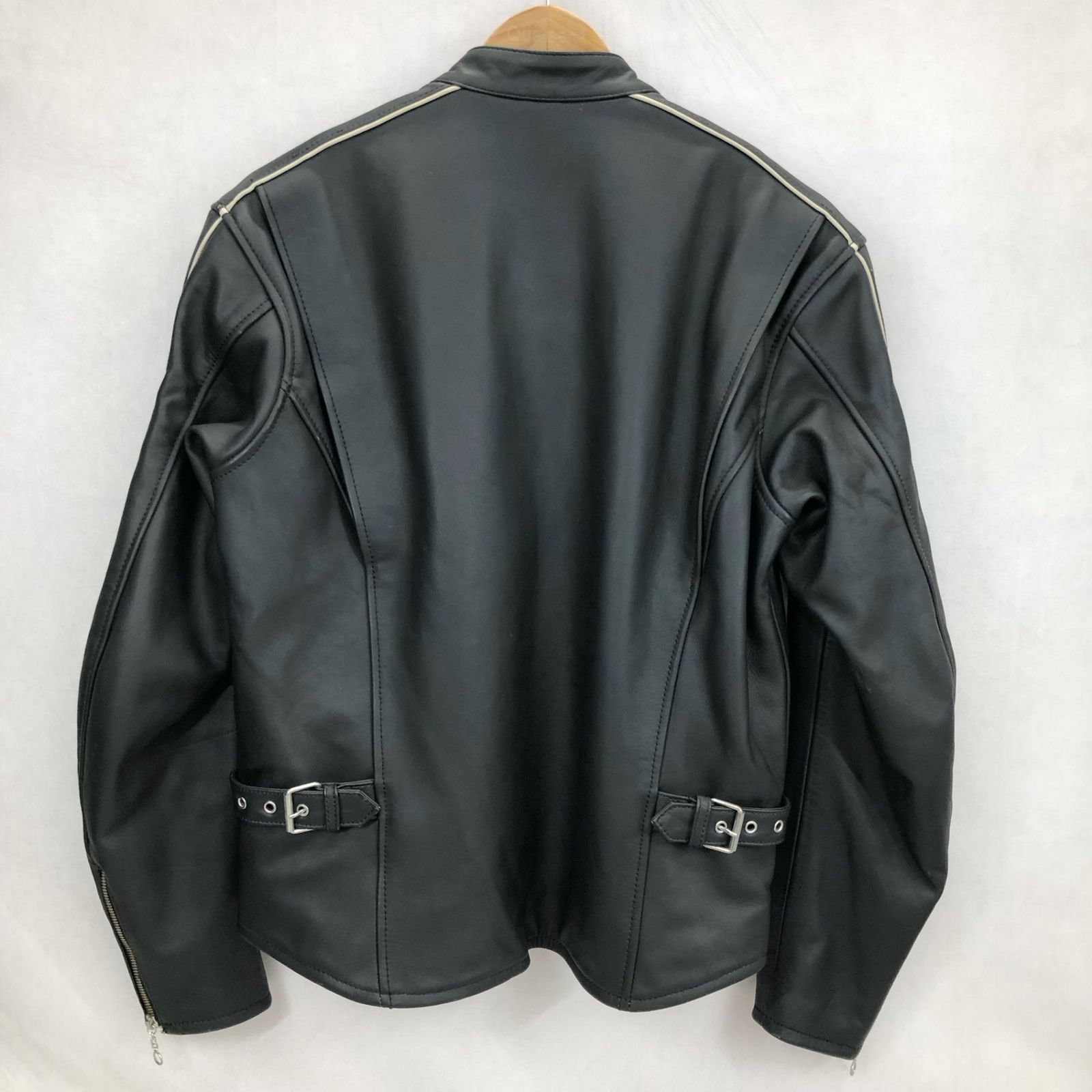 KADOYA K'S LEATHER BLACK HORSE カドヤ レザー シングル ライダース