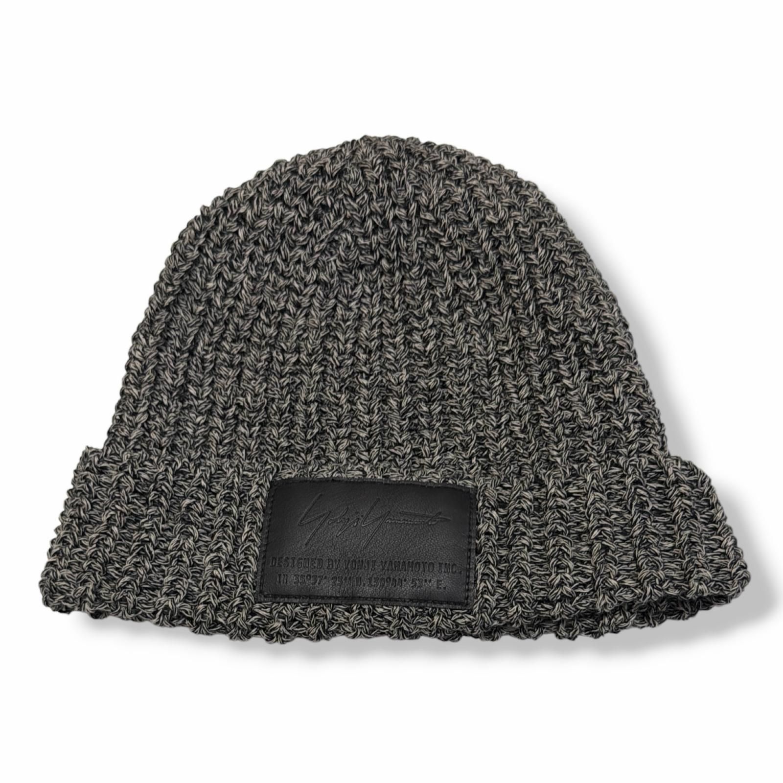 Yohji Yamamoto POUR HOMME 18SS レザーパッチコットンリネンアクリル