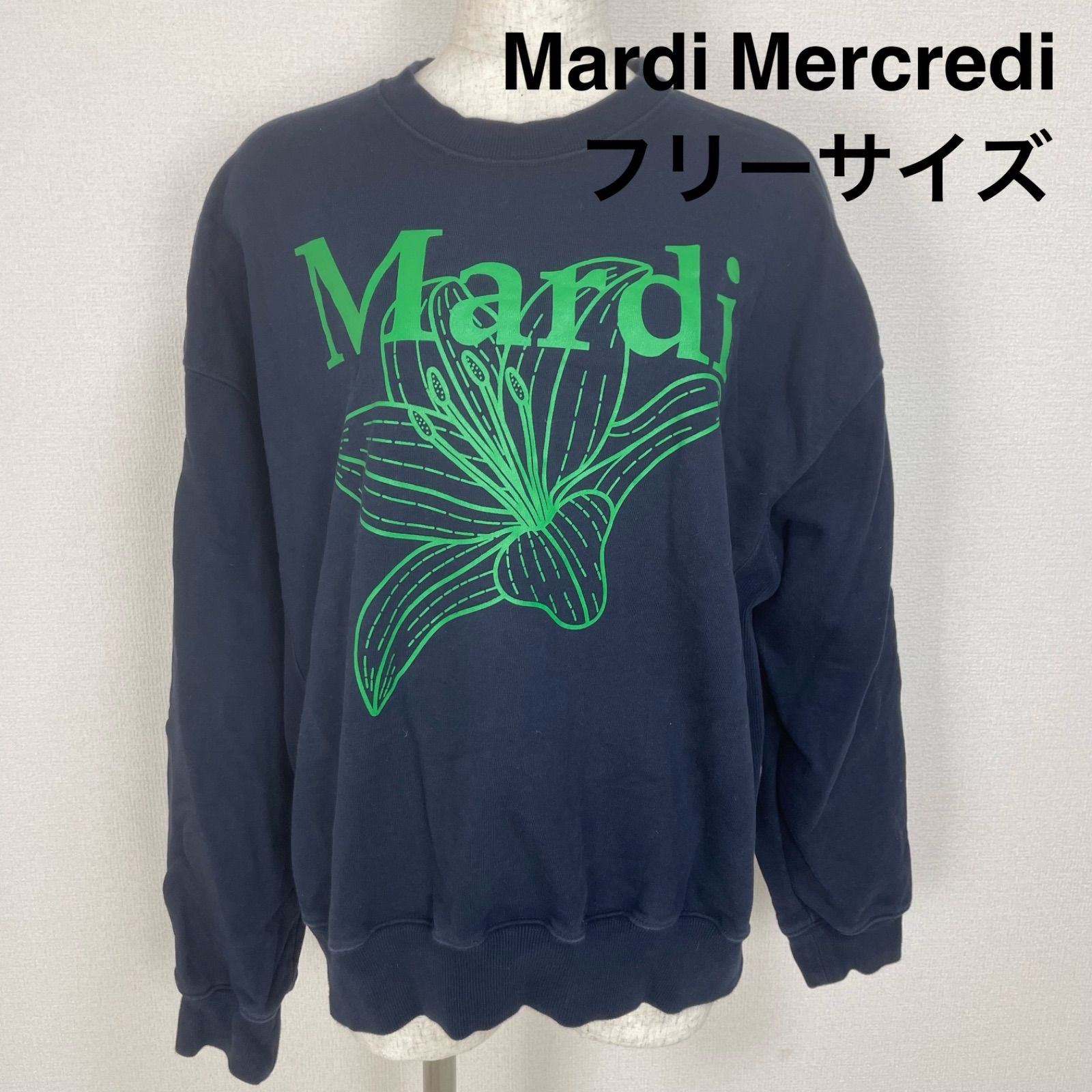 Mardi Mercredi マルディメクルディ トレーナー スウェット フラワー