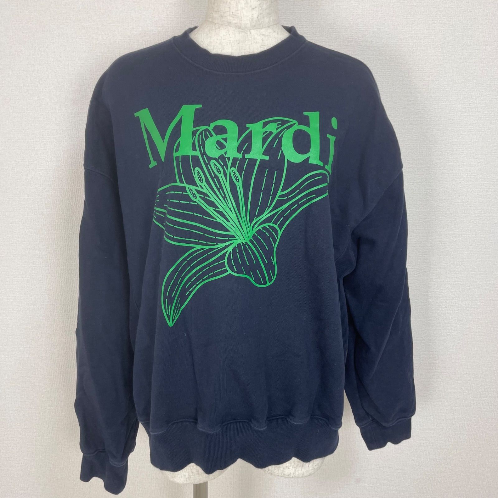 Mardi Mercredi マルディメクルディ トレーナー スウェット フラワー 