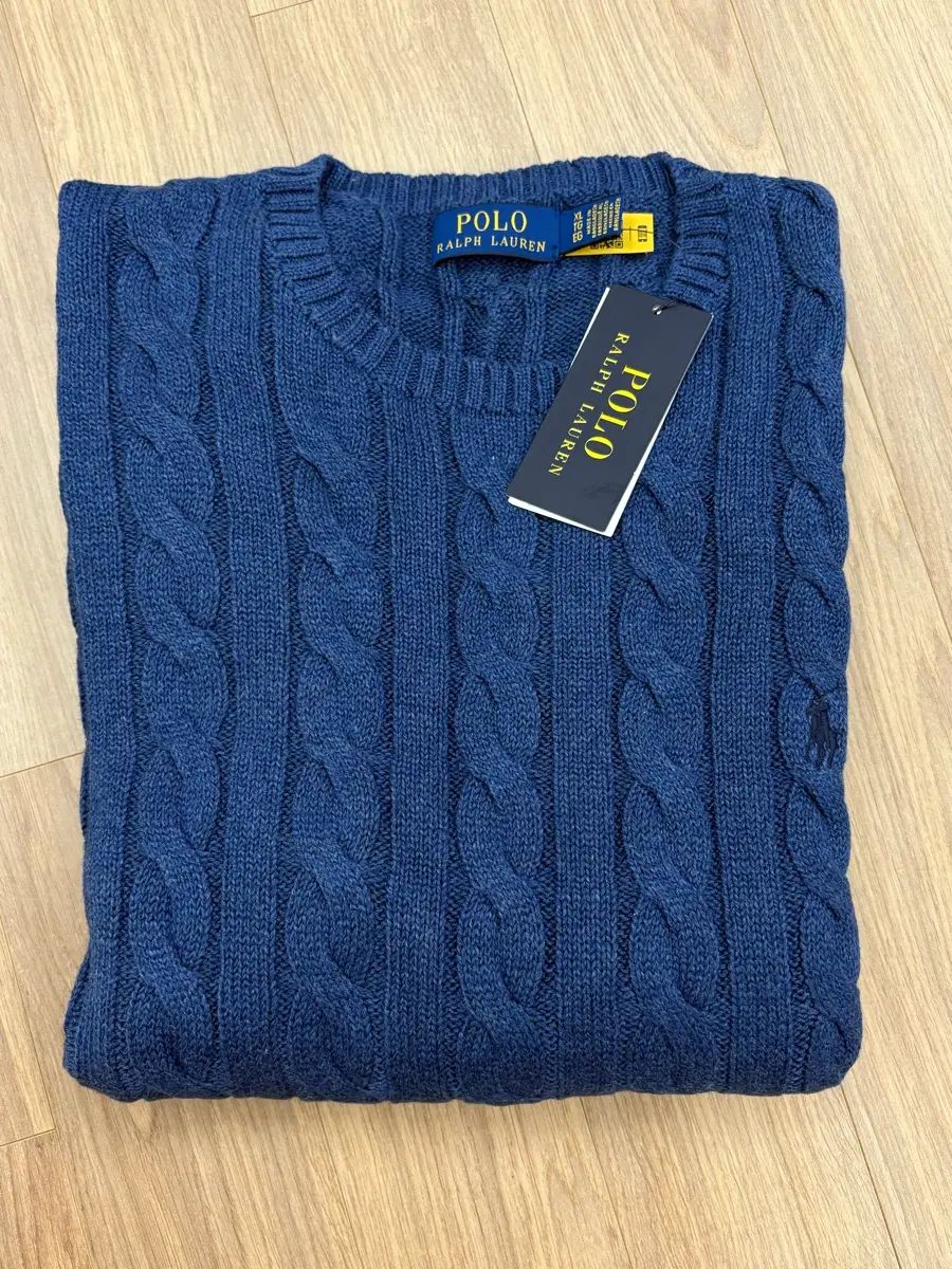新品 ポロ ラルフローレン ケーブルニット XL ネイビー 22,425円
