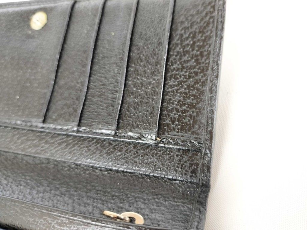 FENDI フェンディ 長財布 ズッカ 8M0179 ブラック系 キャンバス レザー