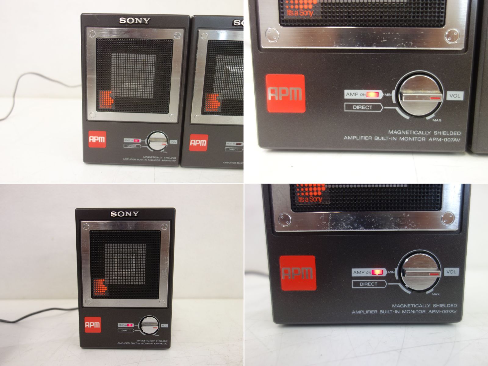 中古】M▽ソニー アンプ内蔵型 小型ポータブルアクティブスピーカー