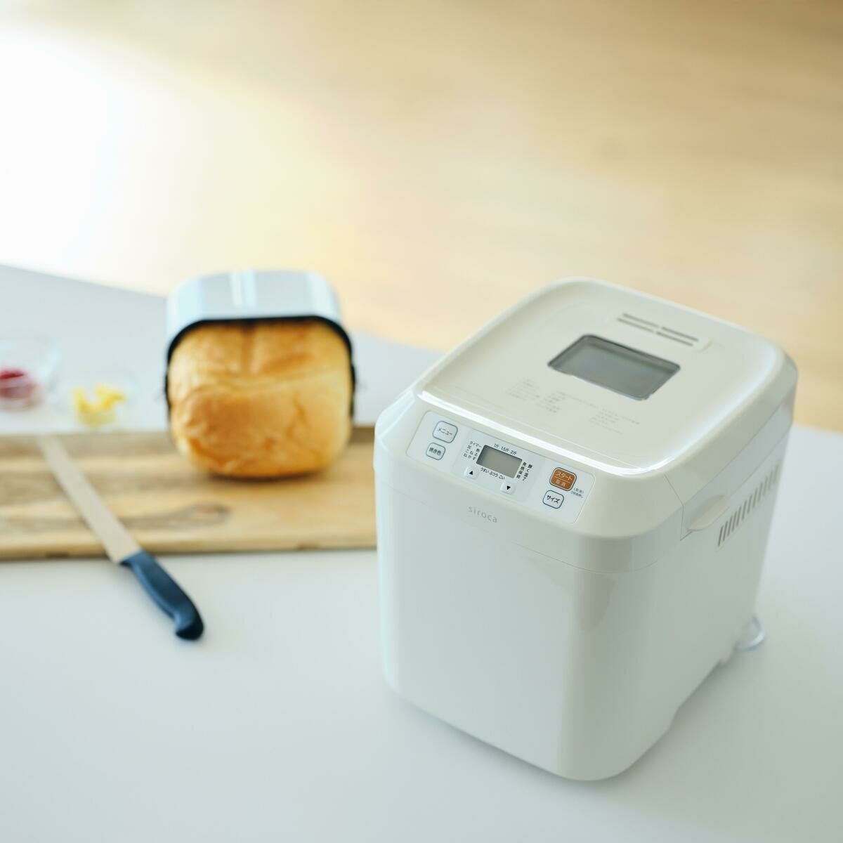 シロカ ホームベーカリー 2斤タイプ CST-201(W) - メルカリ