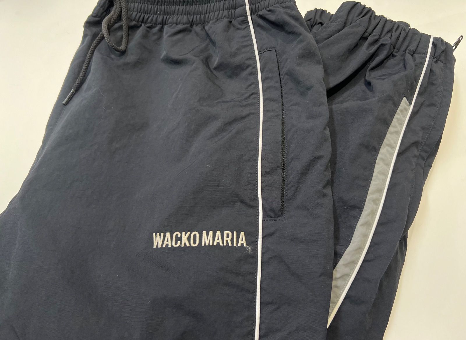 WACKO MARIA ワコマリア NYLON TRACK PANTS ナイロントラックパンツ L