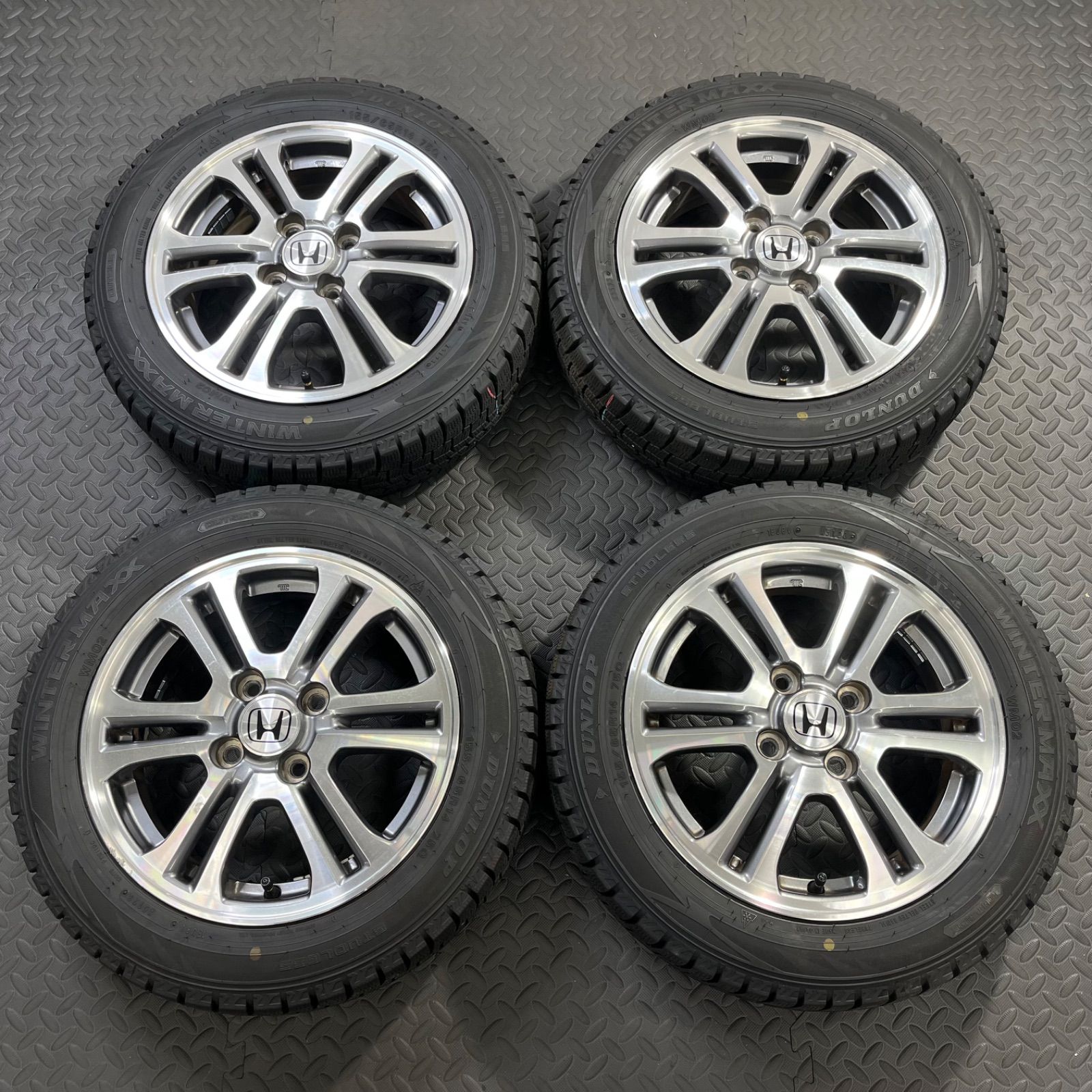 23年製 155/65R14 ダンロップ ウインターマックスWM02 ホンダ純正