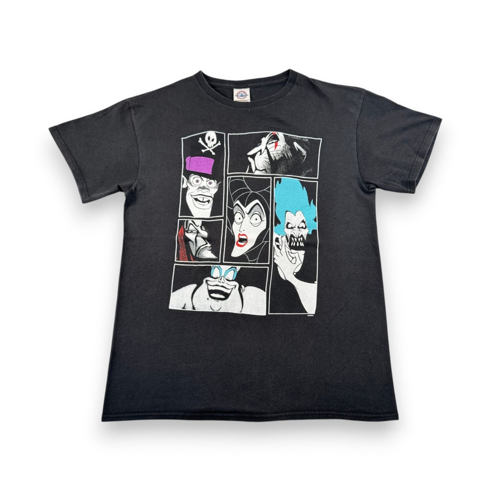 00s ディズニー ヴィランズ ビンテージ Tシャツ 黒 映画T Disney 半袖