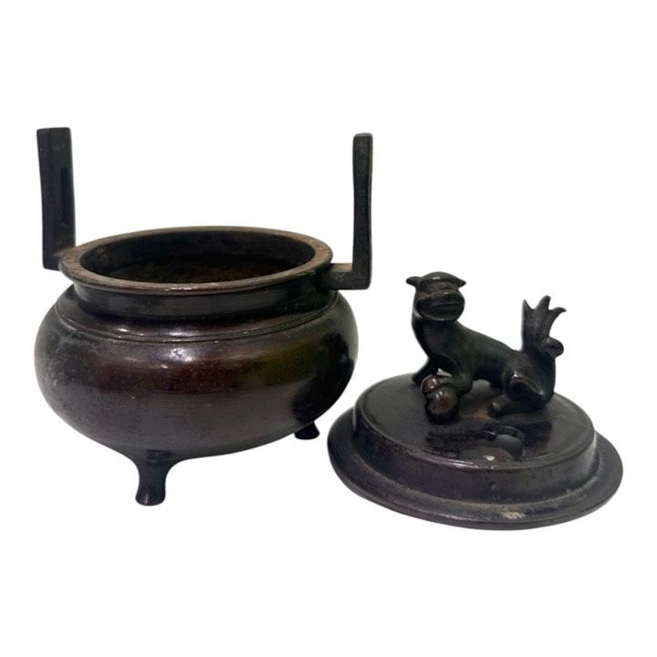 長】獅子摘み 三足 香炉 仏具 骨董品【1656AM】J11 - メルカリ