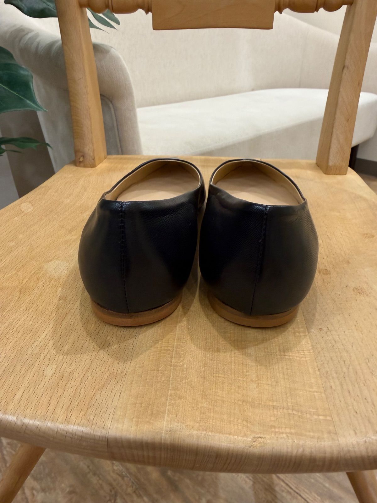 FABIO RUSCONI ファビオルスコーニ フラットパンプス NERO 38 新品