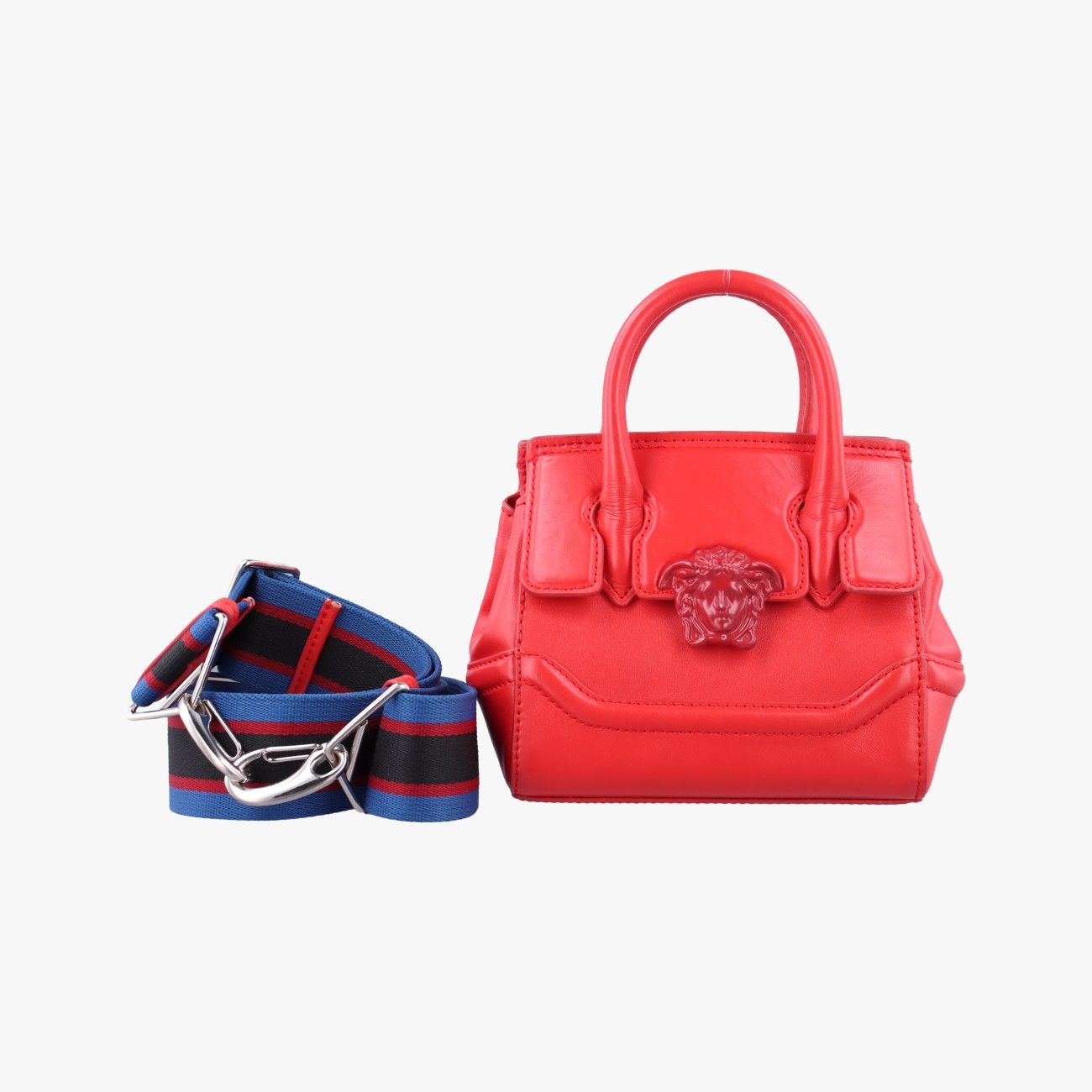 ヴェルサーチェ(ヴェルサーチ)VERSACEメデューサ レッド レザー CLG 012594201584 33,800円