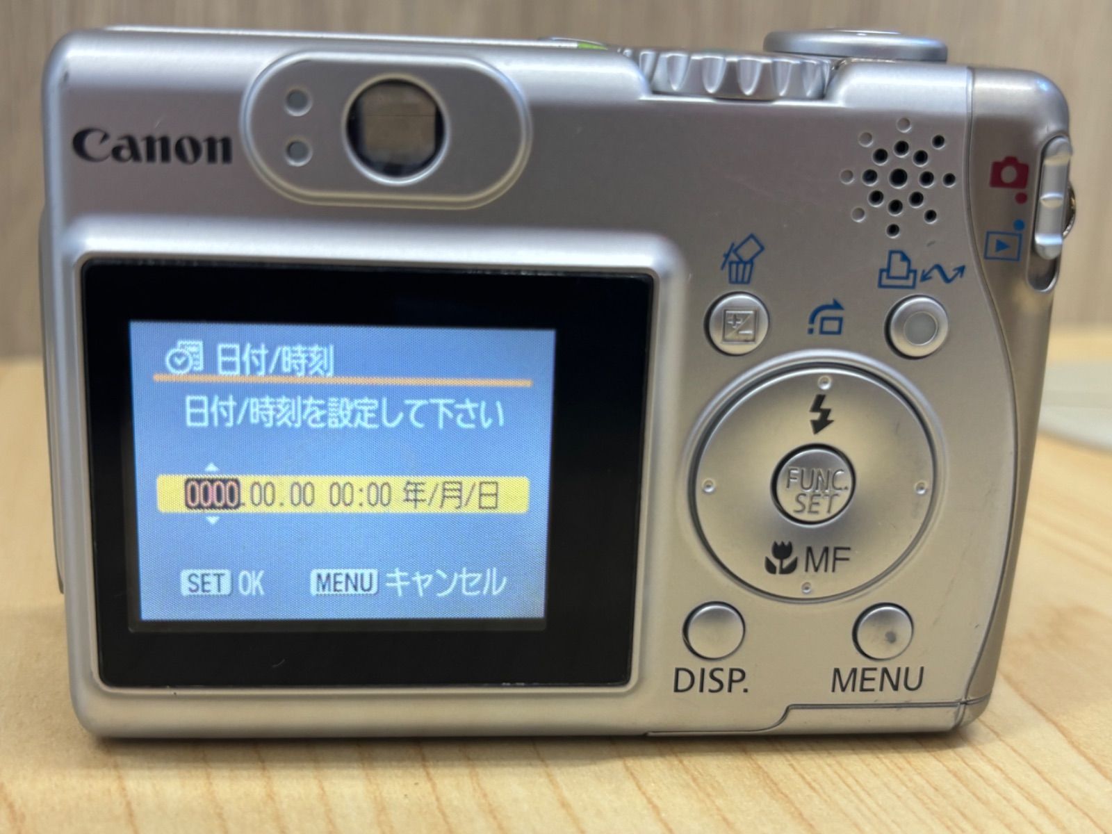 C【中古・通電確認のみ】Canon キャノン コンパクトデジタルカメラ