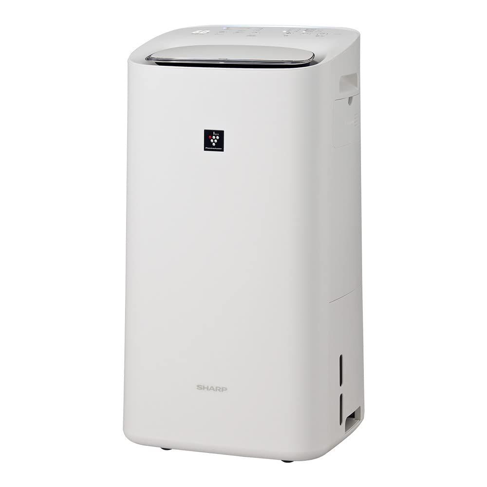 シャープ 除湿機 兼 加湿 空気清浄機 KI-RD50-W ホワイト プラズマクラスター25000 空気清浄 21畳 加湿量 約400ml/h 除湿 5.6/5.0L/日 衣類乾燥 コンパクト 花粉運転 [空気清浄・加湿機能付]