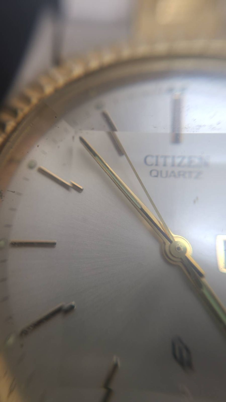 K【ジャンク品】シチズン クォーツ腕時計 CITIZEN 6100-K09311 コンビ