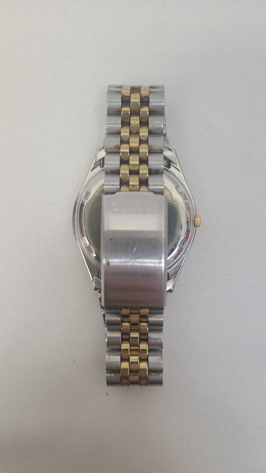 K【ジャンク品】シチズン クォーツ腕時計 CITIZEN 6100-K09311 コンビ