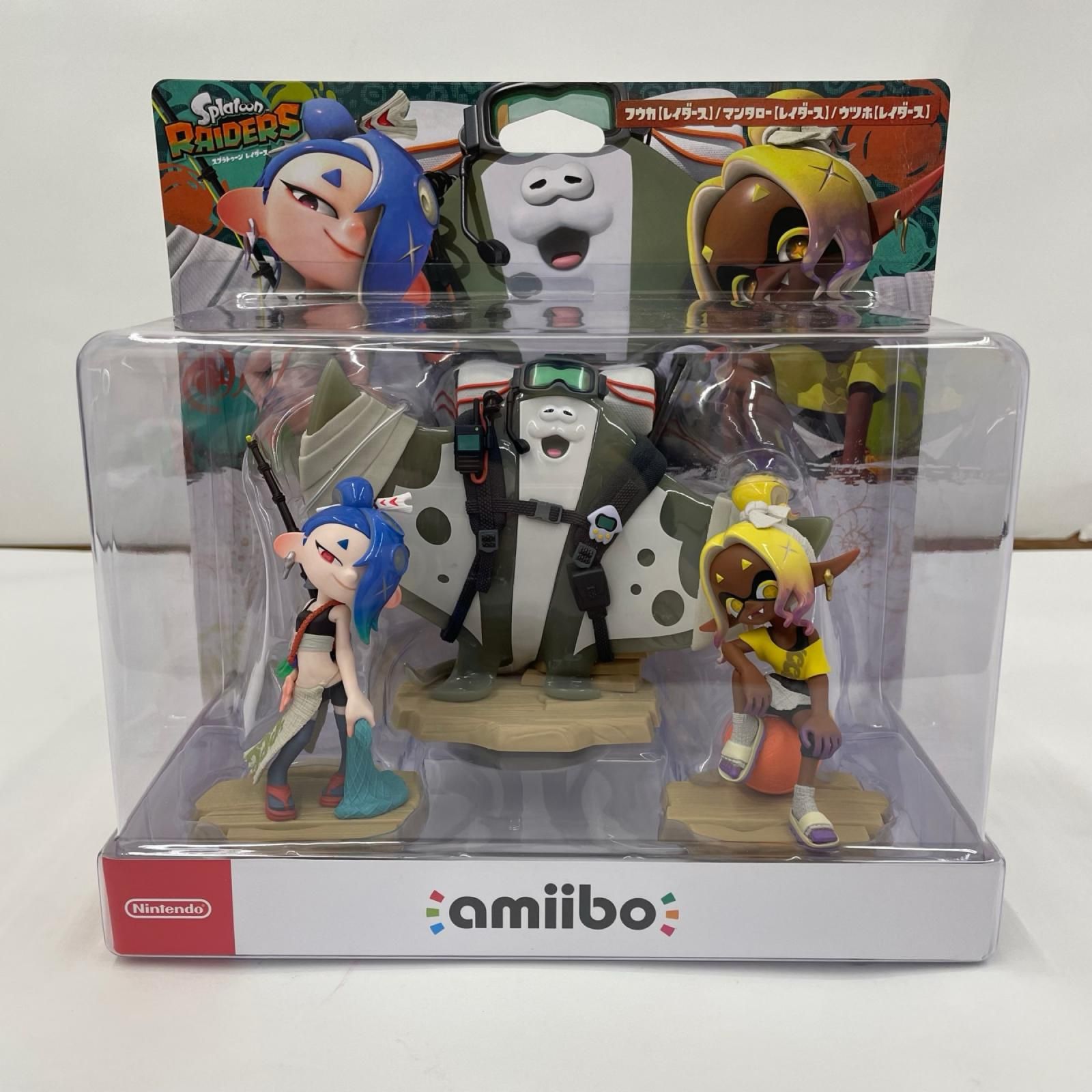 瀬戸店】未開封 amibo スプラトゥーンレイダース すりみ連合セット