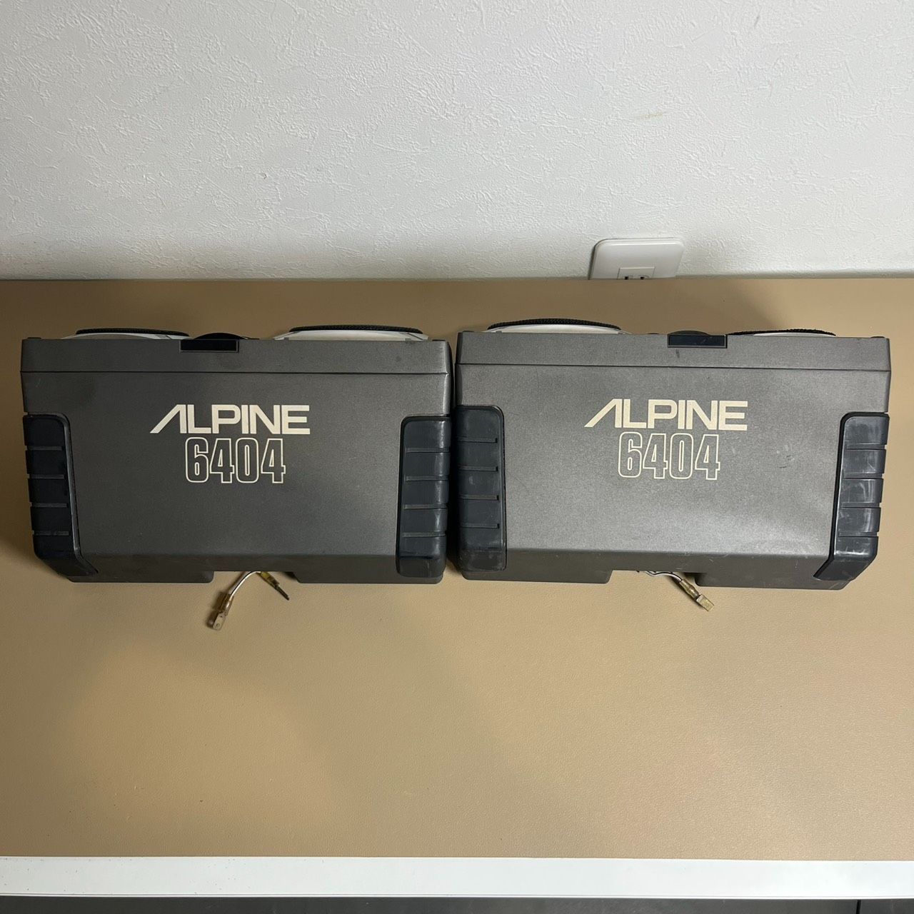 ALPINE アルパイン 6404 3WAY 置型 スピーカー 左右セット - メルカリ