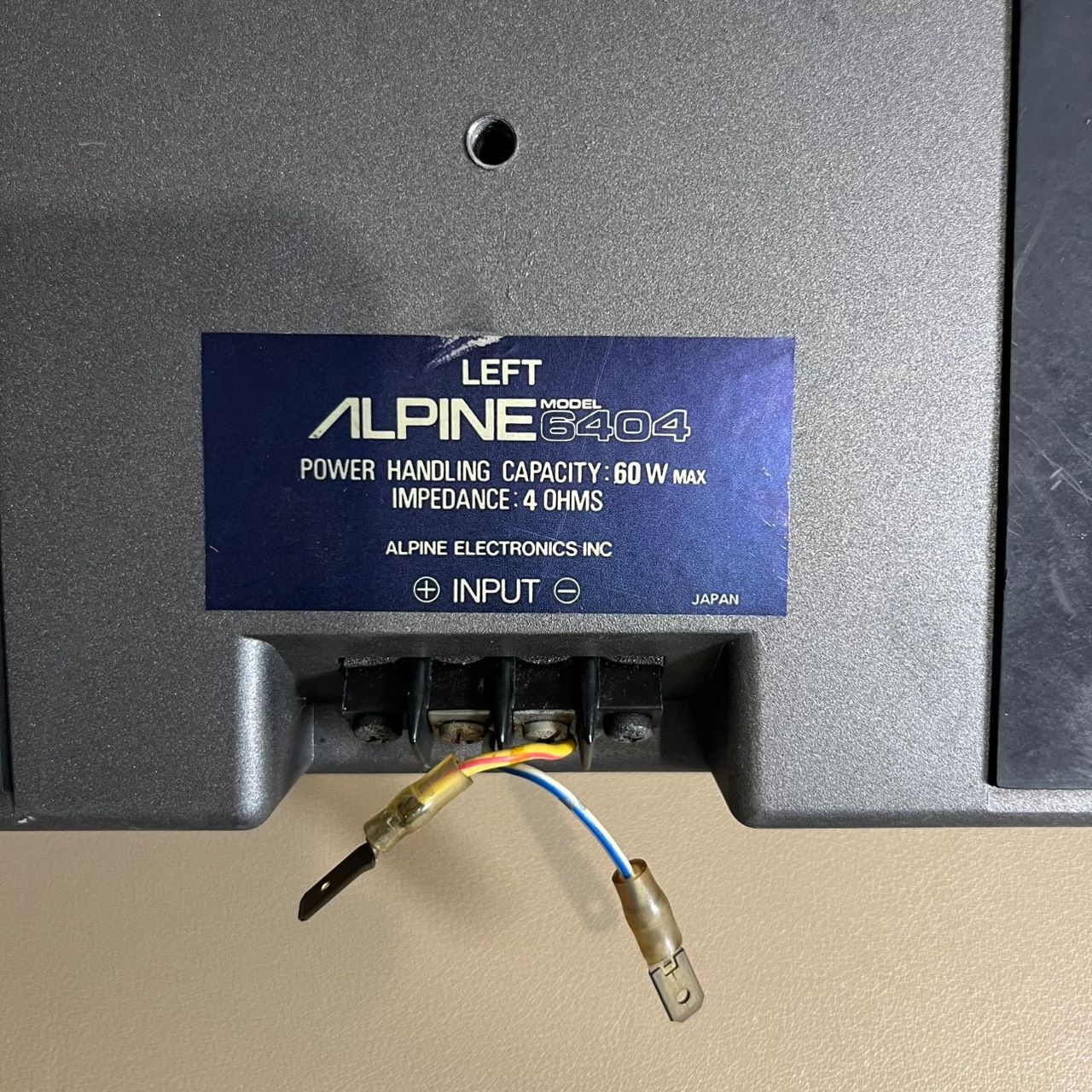 ALPINE アルパイン 6404 3WAY 置型 スピーカー 左右セット - メルカリ