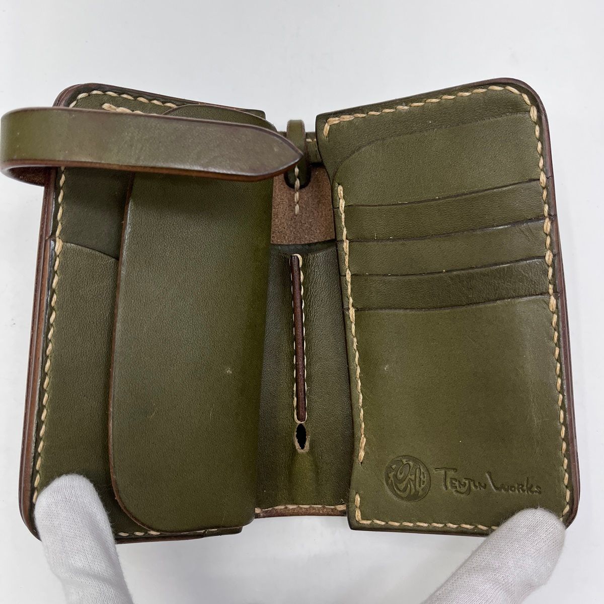 加古川店】 中古 二つ折り財布 天神ワークス Middle Wallet MW02