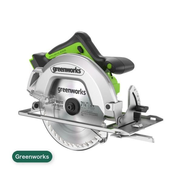 Greenworks 24V 184mm (7-1/4”) ブラシレスモーター搭