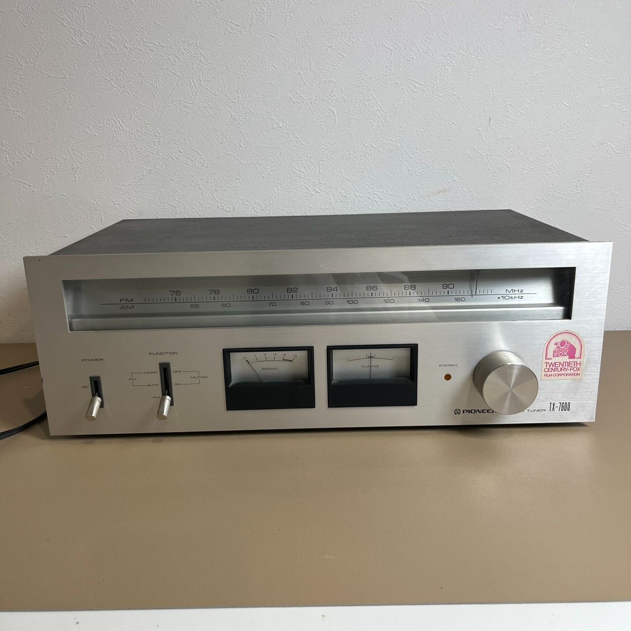 PIONEER パイオニア ステレオチューナー TX-7600 レトロ オーディオ