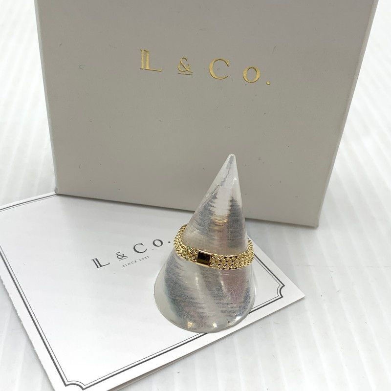 【中古品】 L&Co エルアンドコー K18 ビスマルク チェーン リング アクセサリー 指輪 【192-261011-ko-08-teih】 29,700円
