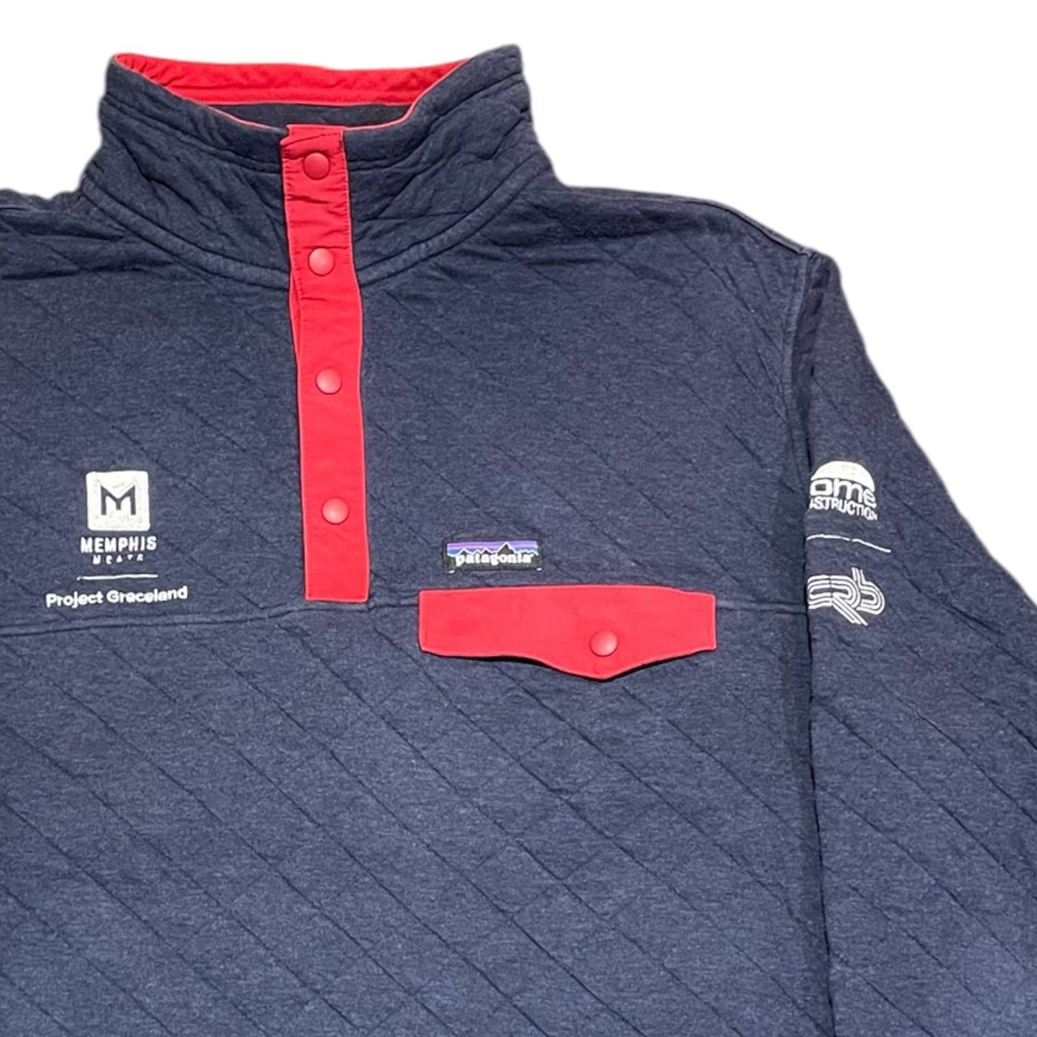 Patagonia パタゴニア オーガニックコットン キルトスナップT 企業ロゴ 